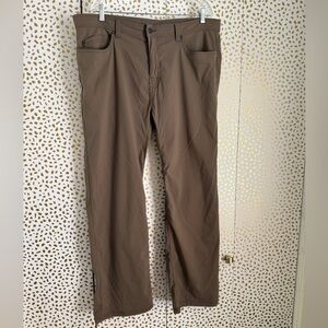 Prana Tan Slim Fit Pants